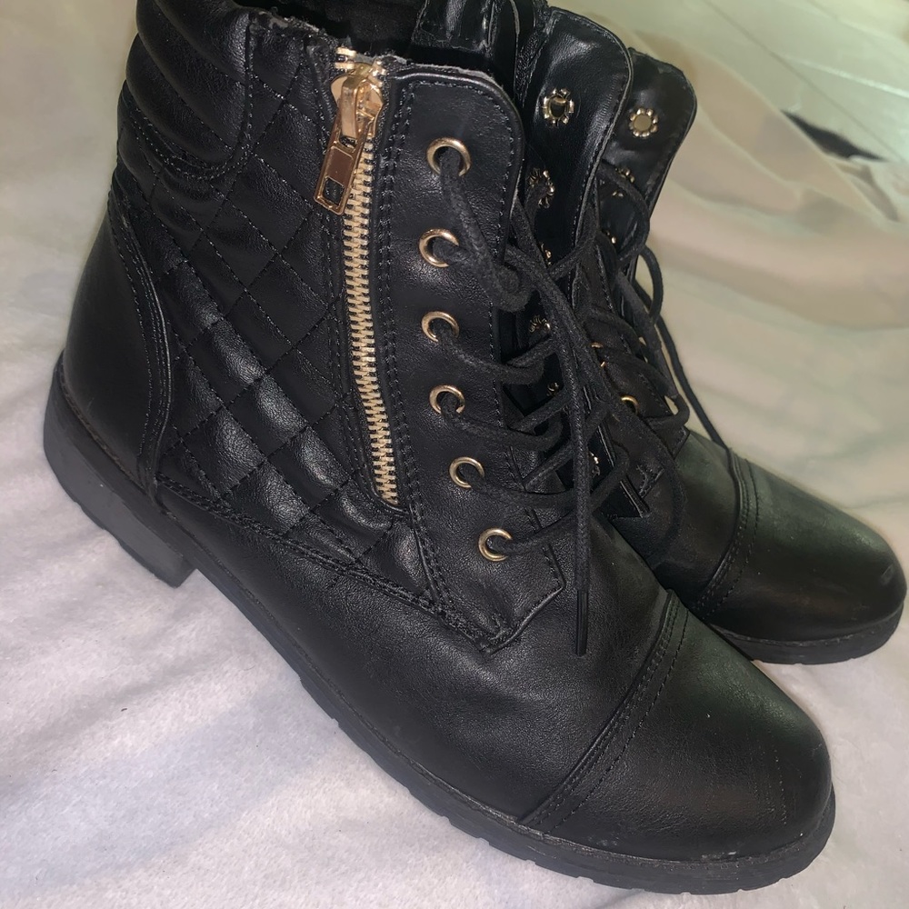 Black boots